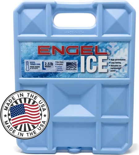Vista 6 de Engel Paquetes de refrigerador de 32 °F y congelador de 5 °F - Fabricado en los Estados Unidos - Paquetes de hielo para navegación, pesca