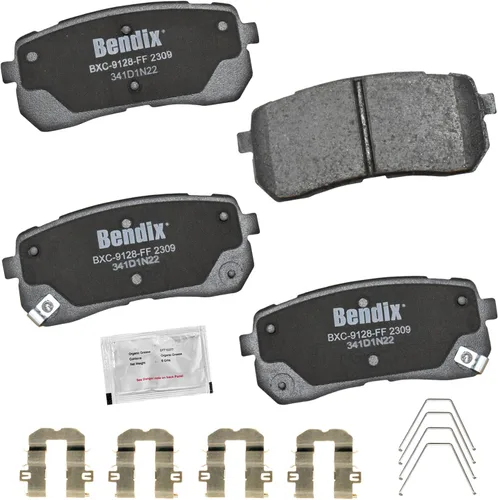 Vista 53 de Bendix Priority1 CFC154 - Juego de pastillas de freno de disco para Avanti II, Century, LeSabre, Regal, Riviera, chasis comercial, DeVille