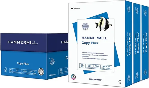 Vista 13 de Hammermill Papel para impresora, 20 lb Copy Plus, 8.5 x 11 - 1 resma (500 hojas) - 92 brillante, 105007R