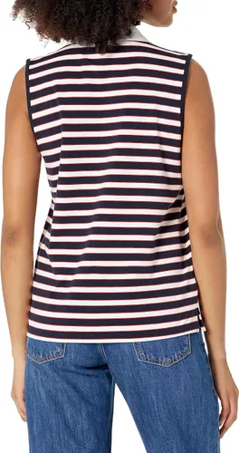 Vista 2 de Tommy Hilfiger Camiseta tipo polo con cuello Johnny para mujer