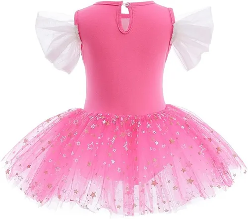 Vista 3 de Vestido tutú de princesa para niñas pequeñas, Rapunzel Sofía, Blancanieves, Frozen Elsa, disfraz de Halloween