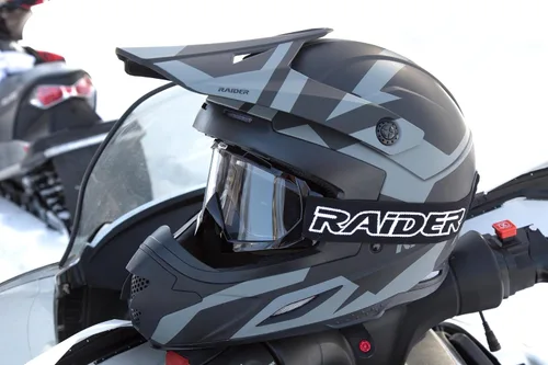 Vista 3 de Raider Off Road Z7 MX unisex para adultos (negro mate) (negro mate, talla M)