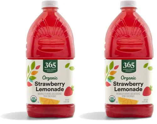 Vista 7 de 365 by Whole Foods Market - Limonada de fresa orgánica, 64 onzas