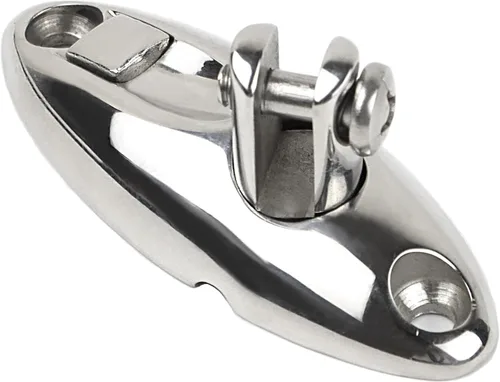 Vista 2 de Bimini top Deck Hinge 316 Stainless Steel Bimini Top Hardware Deck Side Mount Quick Release Fittings Marine Bimini Top Parts for Boats with Screws