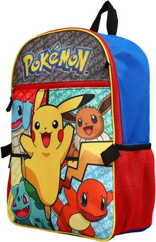 Vista 3 de Bioworld Pokemon Character Kids Bag Multi colorido Personaje de inicio