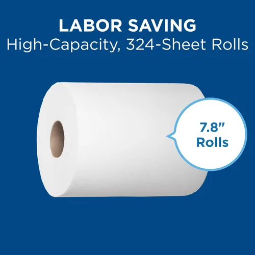 Vista 10 de Georgia-Pacific SofPull Centerpull - Toalla de papel prémium de capacidad regular, color blanco, 28124, 324 hojas por rollo, 6 rollos por caja