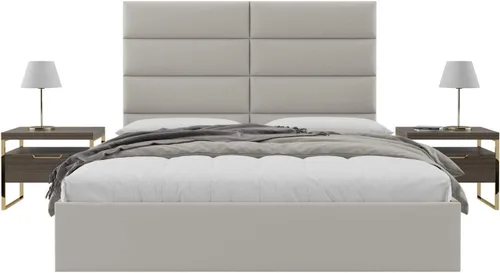 Vista 45 de Vänt - Paneles tapizados de cabecera para montar en la pared, diseño Elizabeth, 120 x 46 pulgadas, configuración de 16 paneles individuales
