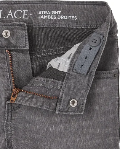 Vista 3 de The Children's Place Paquete de 4 jeans elásticos de pierna recta para niños