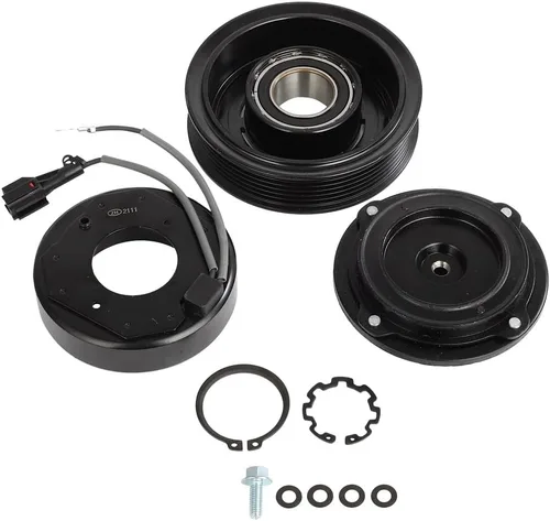 Vista 22 de cciyu Embrague del compresor de aire acondicionado 1993-1997 para Ford E-350 Econoline 7.3L 1993-1997 para Ford E-350 Econoline Club Wagon 7.3L