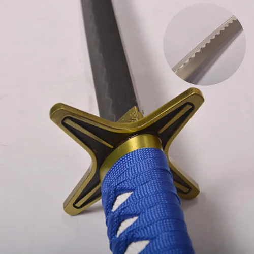 Vista 6 de Katana de Hitsugaya Toushirou de acero al carbono de 40.5 pulgadas, espada samurái Hyoruinmaru para regalo, cosplay