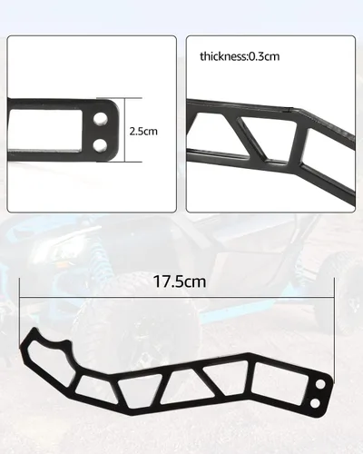 Vista 6 de A & UTV PRO AUPOWER - Pestillos de manija de puerta para 2017-2025 Can Am Maverick X3 X DS RS Turbo R Max 2 y 4 accesorios de puerta, X3 manijas