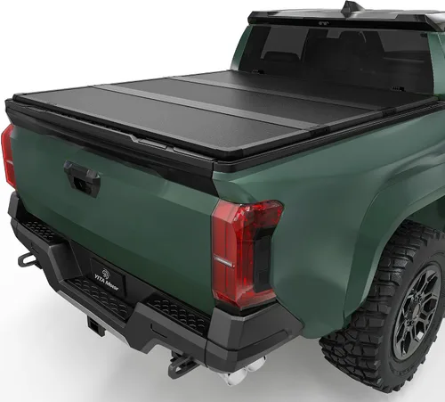 Vista 15 de YITAMOTOR - Cubierta suave enrollable para plataforma de camioneta, Tonneau, compatible con Toyota Tacoma 2016-2023 (Excl. Edición Trail)