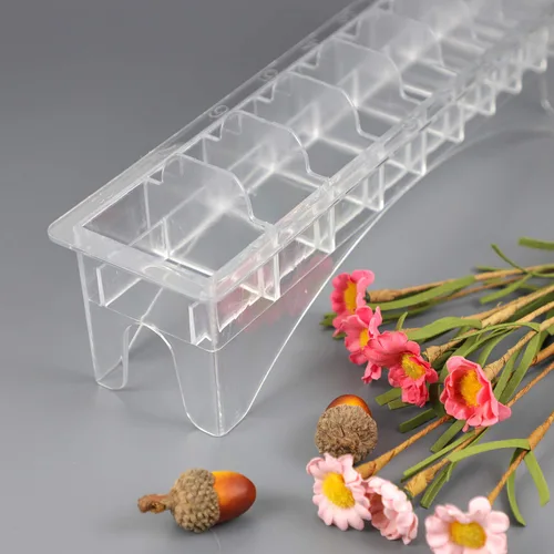Vista 3 de AUEAR, Organizador de soporte para cortapelos profesional, con 10 ranuras, caja de almacenamiento de protectores de peluquería rectangulares
