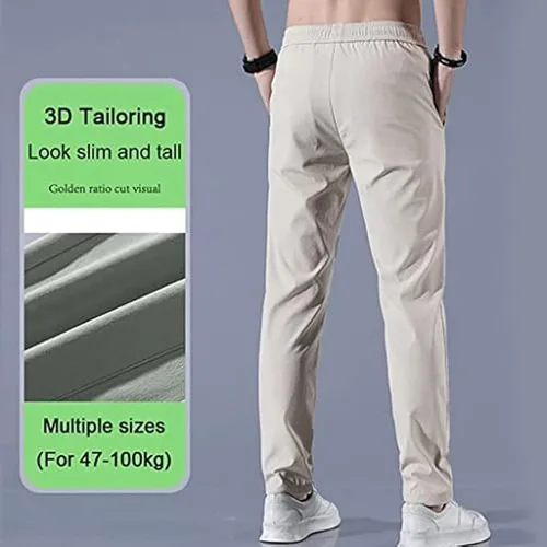 Vista 4 de TOQVTOO Hombres Pantalones Harem, Pantalones japoneses Hombres, Pantalones Harem Hombres, Pantalones japoneses Hombres Lino XJ002