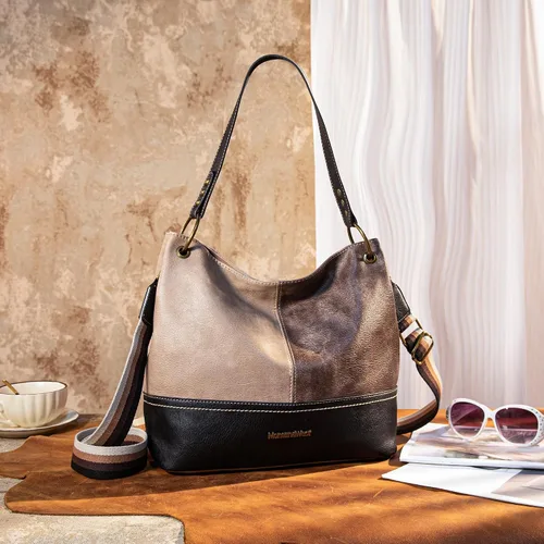Vista 2 de Montana West Monederos para mujer, bolsos de hombro Hobo con cremallera