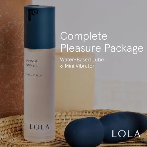 Vista 8 de LOLA Lubricante personal y mini vibrador - Lubricante a base de agua para mujeres y mini masajeador y vibrador para mujeres, bienestar sexual