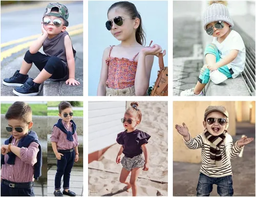 Vista 4 de Gafas de sol polarizadas para niños y niñas de 2 a 9 años, 100% protección UV