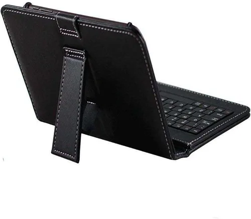 Vista 3 de Navitech Funda de teclado negra compatible con tablet POWMUS Android 13 de 10 pulgadas