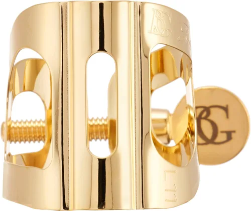 Vista 2 de BG L11BG - Ligadura tradicional para saxofón alto con tapa chapada en oro