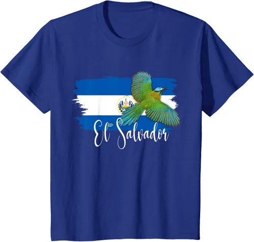 Vista 57 de Camiseta con la bandera de El Salvador, mapa de El Salvador, camiseta de Salvador para mujer, Negro