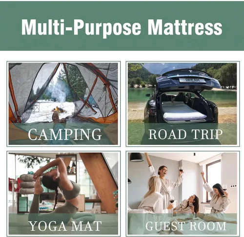 Vista 6 de NeuType Colchón futón para dormir en el suelo para adultos y niños, adecuado para campamento, viajes por carretera, habitación de invitados, colchón