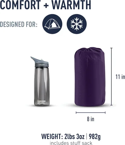 Vista 2 de Sea to Summit Comfort Plus - Colchoneta de dormir de espuma autoinflable para campamento, para mujer regular (67 x 21 x 3 pulgadas)