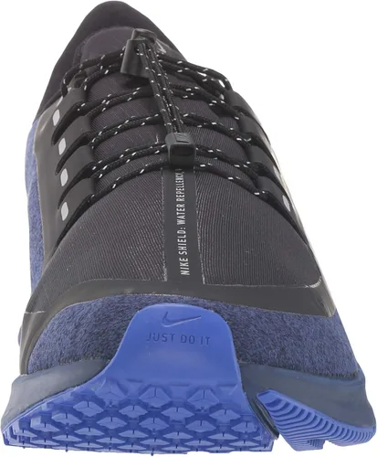 Vista 2 de Nike Air Zoom Pegasus 35 Shield Mens Running Shoe BlackMetallic Silver-Blue Void
