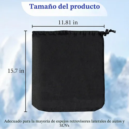 Vista 2 de 2 fundas para espejos laterales con cordones, accesorios para retrovisor