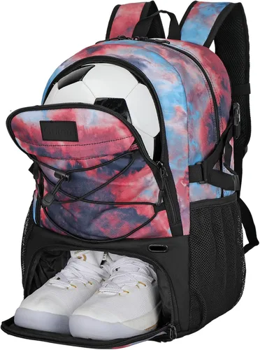Vista 37 de Goloni Mochila de fútbol,Mochila de baloncesto con compartimento para pelotas y compartimento para zapatos,Mochila para baloncesto,Fútbol