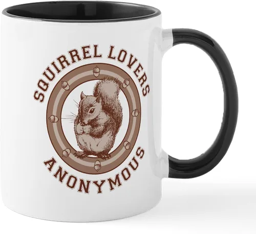Vista 56 de CafePress Taza navideña de ardilla de 11 oz (11.0 fl oz) taza de café de cerámica