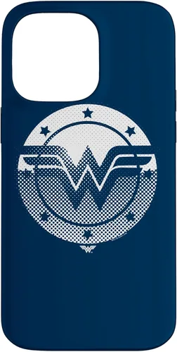 Vista 13 de Wonder Woman Funda con logotipo de escudo de medio tono para iPhone 17