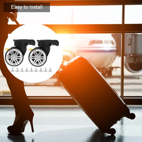 Vista 4 de Rueda doble del equipaje, conveniente instala la rueda compacta del reemplazo del equipaje para el viaje al aire libre