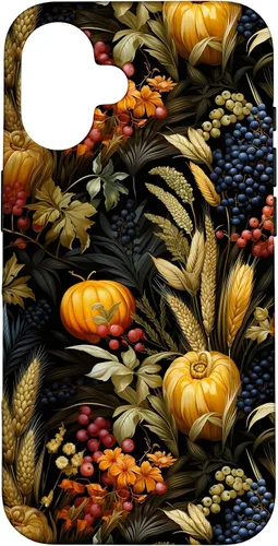 Vista 28 de iPhone 12 mini otoño hojas caídas calabaza especia cosecha feliz otoño caso