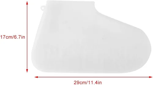 Vista 2 de Funda de silicona antideslizante para zapatos para adultos, equipo de protección forzado antideslizante para días lluviosos y nevados