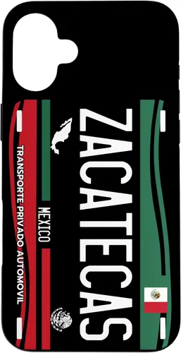 Vista 23 de Placa de matrícula Zacatecas para iPhone 13 Pro Max, Zacatecas México, funda Zacatecas
