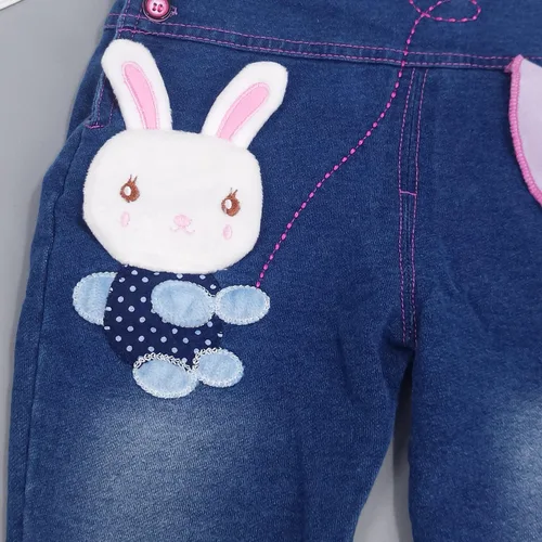 Vista 7 de CHUMHEY Conjunto de pantalones para bebé, conjunto de ropa para niña, camisa de dibujos animados lindos