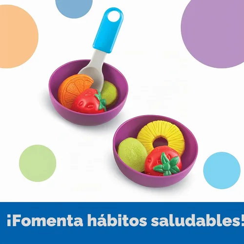 Vista 2 de Recursos de aprendizaje, nuevos brotes de fruta fresca, juego para ensalada
