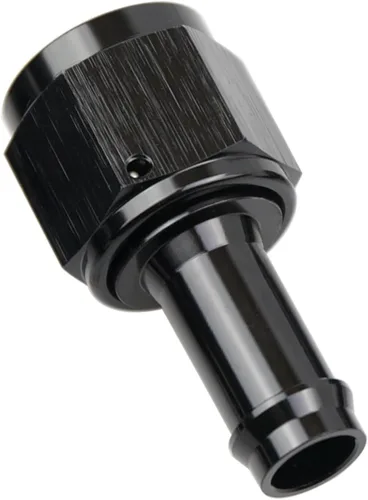 Vista 10 de Recta 6AN hembra giratoria a 1/4 "empuje en manguera adaptador de montaje de púas aluminio negro