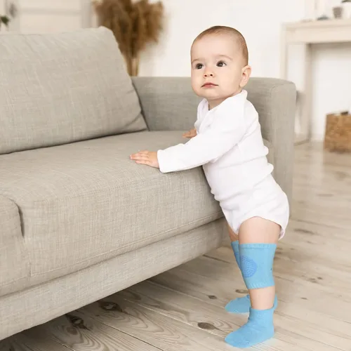 Vista 6 de BOSONER Rodilleras antideslizantes para bebés y niños y niñas, el mejor regalo para bebés, rodilleras unisex para bebés y niños pequeños