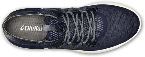 Vista 2 de OLUKAI Mio Li - Zapatos deportivos para hombre, malla ligera y transpirable, suela de goma de ajuste cómodo y agarre húmedo, Eyestays de cuero