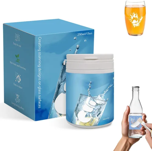 Vista 9 de X-Txxlplus Kit de inicio de crema de grabado de vidrio, 13 onzas Kit de 13 oz