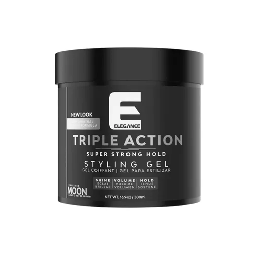 Vista 8 de E Elegance Earth Fragrance Gel para el cabello de triple acción para hombres y mujeres - Sujeción súper fuerte, volumen extremo y brillo de larga