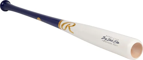 Vista 3 de Rawlings Big Stick Elite Wood Baseball Bat Maple/Birch/Composite Options Natural/Azul Marino 110 Abedul