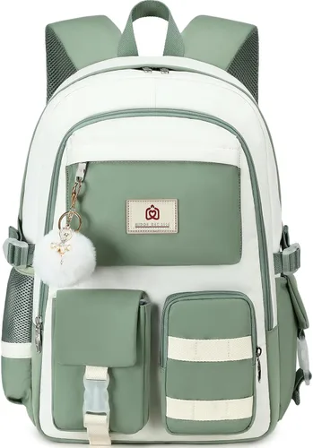 Vista 9 de Hidds Mochilas para laptop de 15.6 pulgadas, mochila escolar para escuela primaria, escuela secundaria, linda mochila antirrobo, mochila de viaje