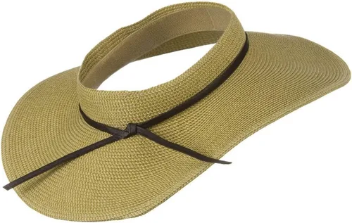Vista 3 de Jeanne Simmons UPF50+ visera de ala ancha sin corona de 4 pulgadas