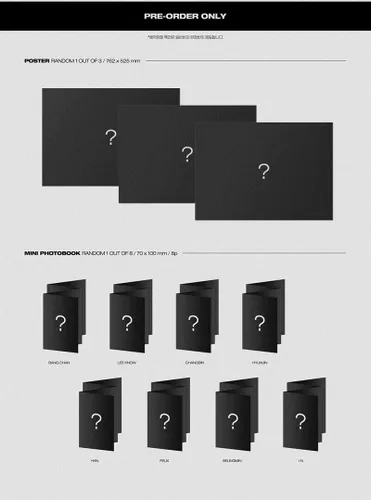 Vista 2 de STRAY KIDS in Life [IN生] 1st Repackage Album LIMITED EDITION 1ea CD+72p Photo Book+2ea Photo Card+1ea Post Card / GIFT ( Photo Card+ mask )