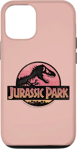 Vista 26 de Funda con logotipo degradado rosa para iPhone 16 Jurassic Park