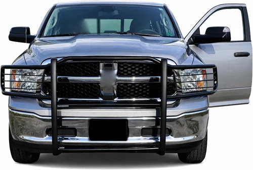 Vista 6 de Protección de parachoques modular Black Horse Grille Compatible con 09-10 Dodge Ram 1500 11-18 Ram 1500 19-24 Ram 1500 Classic