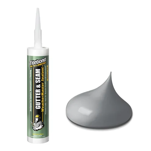 Vista 3 de Titebond WeatherMaster 7321 - Sellador de canalones y costuras de 9.5 onzas, color blanco