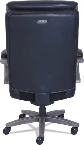 Vista 6 de La-Z-Boy Woodbury Silla ejecutiva grande/alta, soporta hasta 400 libras, altura del asiento de 20.25 a 23.25 pulgadas, asiento negro/respaldo, base